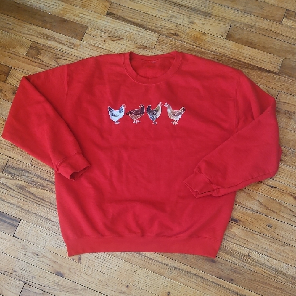 Vintage America Red Crewneck Sweater